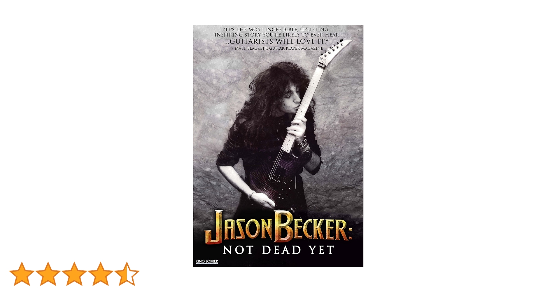 JASON BECKER NOT DEAD YET Tシャツ Lサイズ ジェイソンベッカー Not Dead Yet 不死身の天才ギタリスト T